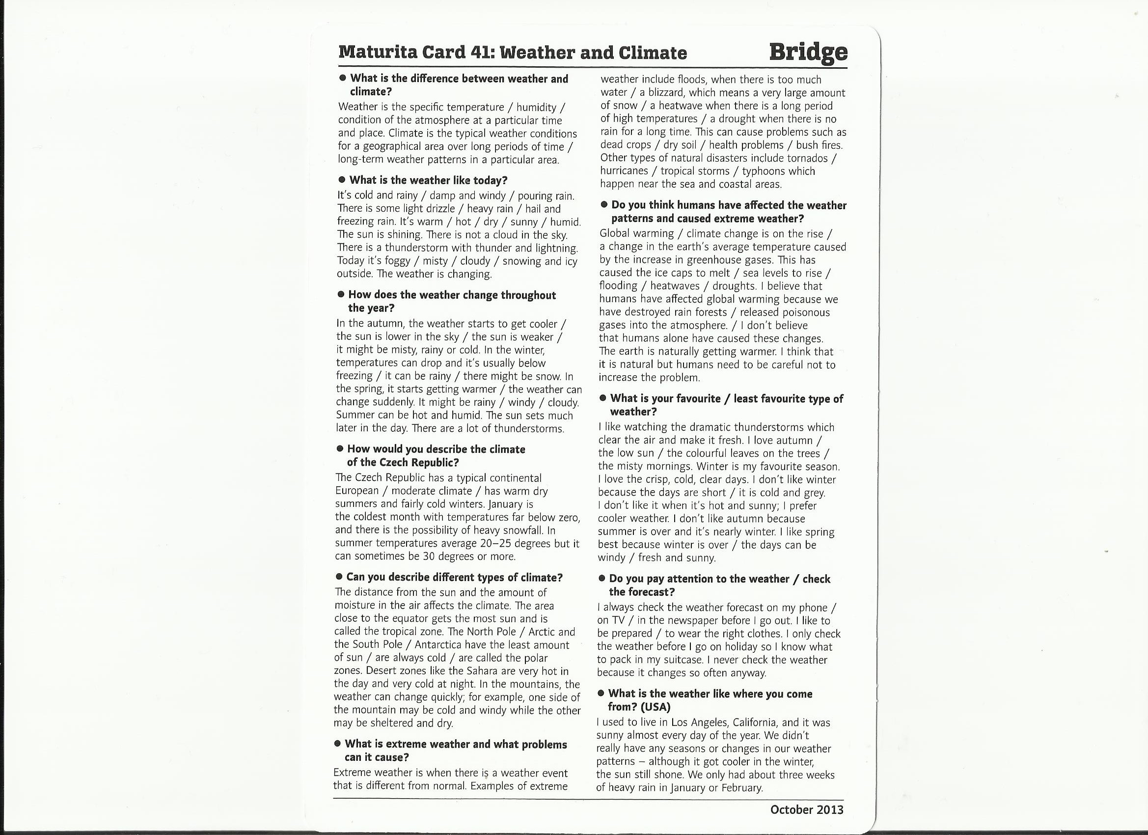 MATURITA CARDS Gažová